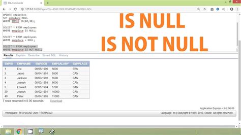 Image result for SQL Query Where Is Not Null