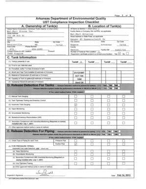 Fillable Online adeq state ar Arkansas Department of Environmental ...