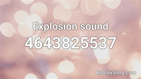 Image result for Exploding Sound Effect ID