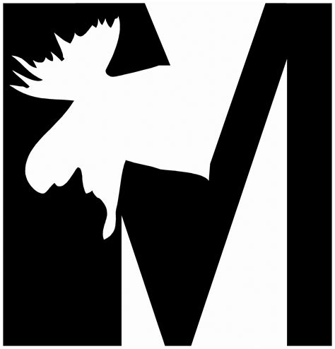 Letter M Silhouette at GetDrawings | Free download