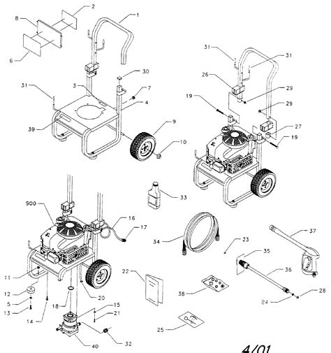 Mi-T-M Pressure Washer Parts Diagram at James Strong blog