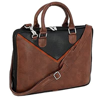 Storite PU Leather 14 Inch Laptop Shoulder Messenger Sling Office ...
