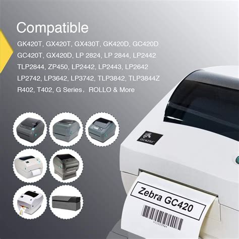 Buy BETCKEY - 1 x 1 Square QR Code Labels Compatible with Zebra & Rollo ...