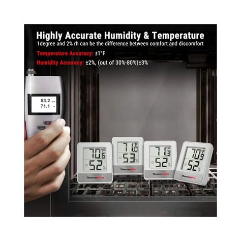 Thermopro TP49 Digital Indoor Hygrometer Thermometer Humidity Monitor