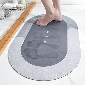 Buy ShreejiIH Bathroom mat Anti Skid Water soak Quick Drying Floor mat ...