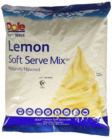 Buy Dole Soft Serve Mix, Lemon, 4.4 Pound Online at Lowest Price in ...