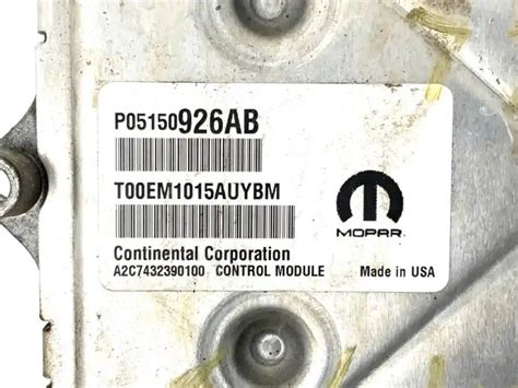 Image result for Dodge Engine Control Module