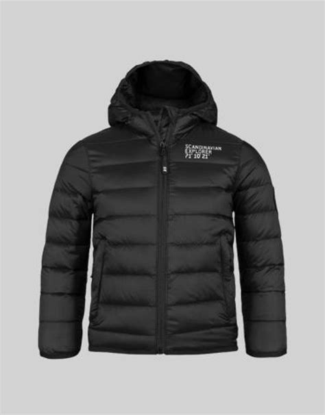 Childrens Down Jacket Ultra Light - Black