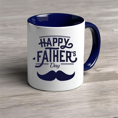 Happy Father's Day Dark Blue Coffee Mug | Fathers Day Gift exclusive ...