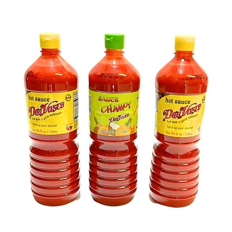 Amazon.com : Salsa Don Vasco Hot Sauce and Chamoy Sauce 3-Pack - 2 Hot ...