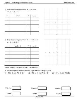 Rectangular Coordinate System Worksheet 的图像结果