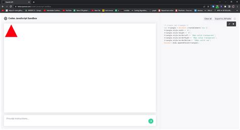 Codex JavaScript Sand Box 的图像结果
