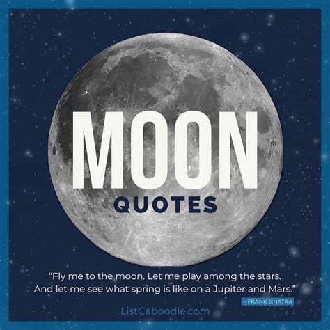 99+ Moon Quotes to Inspire Your Soul | ListCaboodle