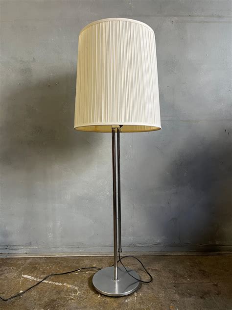 Midcentury Chrome adjustable Height Floor Lamp at 1stDibs