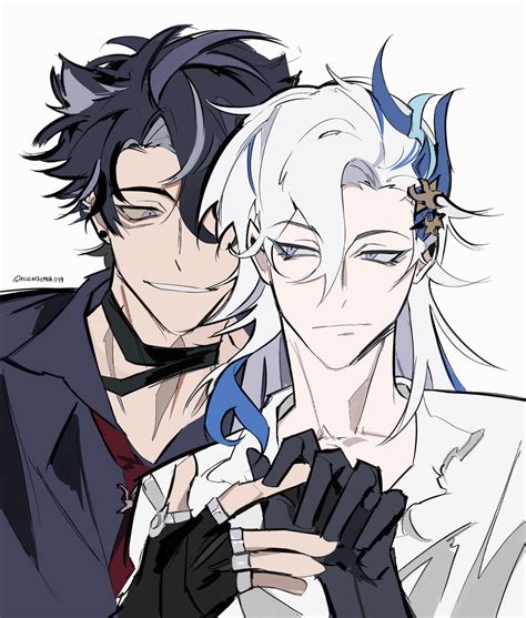 Wriothesley/Neuvillette by ayzenkremer on DeviantArt