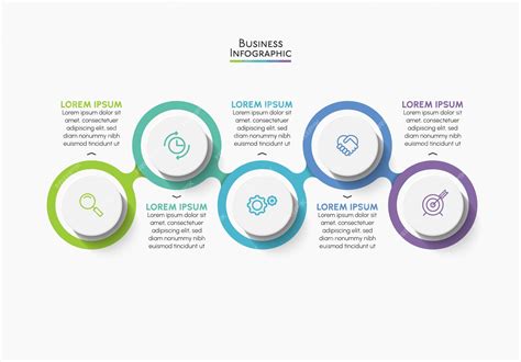 Presentation business infographic template | Premium Vector
