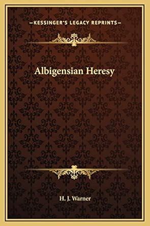 Buy Albigensian Heresy Book Online at Low Prices in India | Albigensian ...