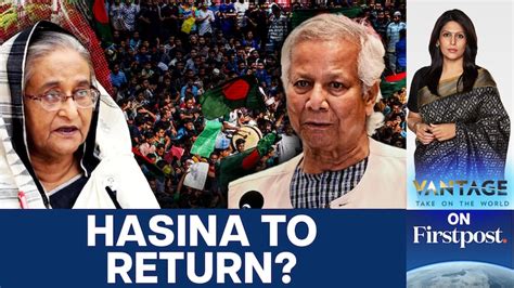 Sheikh Hasina Vows to "Return and Avenge" in Combative Speech | Vantage ...