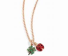 coccinella pomellato dodo gioielli collana con quadrifoglio e coccinella coccinella pomellato dodo gioielli collana con quadrifoglio e coccinella