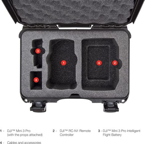 Buy Nanuk 909 Waterproof Hard Case with Custom Insert for DJI Mini 3 ...