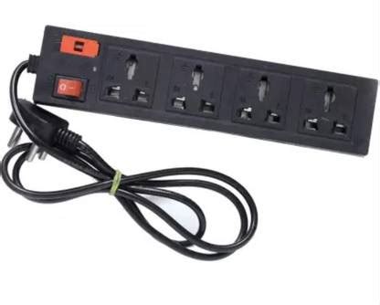 GLOBEX SOCKET EXTENSION (4SOCKET+1 SWITCH) 6AMP 240 VOLTS (PACK OF 1) 4 ...