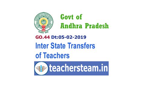 Inter-state transfer of teachers from the State of Andhra Pradesh to ...