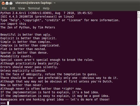 Image result for Linux Mint HelloWorld Python