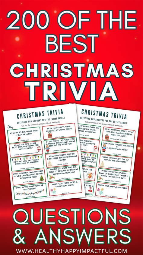 Christmas trivia – Artofit