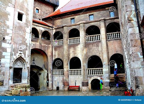 Inside Hunedoara Castle, Called Corvin Castle in Transilvania Editorial ...
