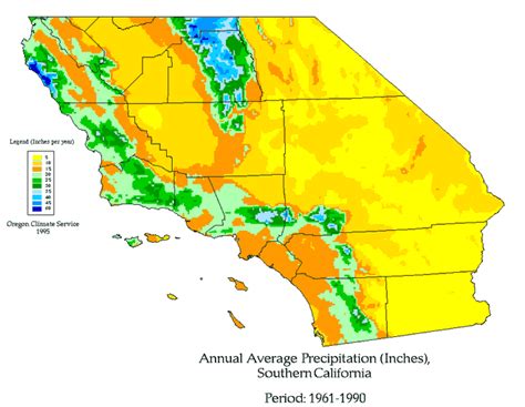 Southern California Annual Precipitation