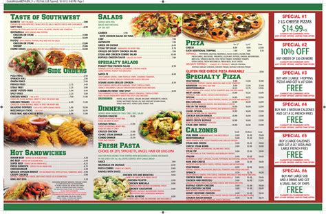 Cooks Window Pizza menu in Methuen, Massachusetts, USA