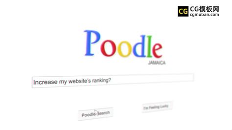 AE模板-谷歌搜索页面模板-网站引擎优化广告推广宣传视频AE片头模板-Poodle-Seo - CG模板网