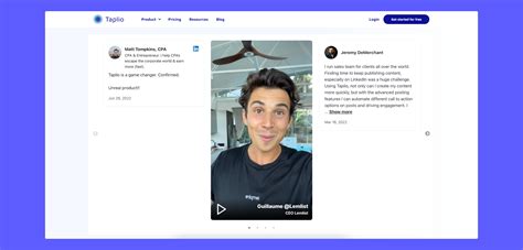 16 Beautiful Examples of Websites Using Video Testimonials