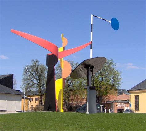 Alexander Calder mobile sculpture outside the modern art museum in ...