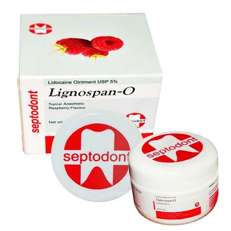 Septodont Lignospan-O Anaesthetic Ointment jelly – Buy Dental products ...