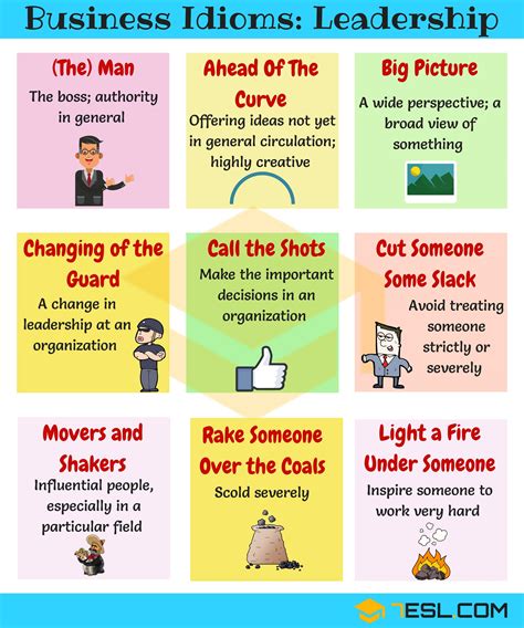 30+ Popular Business English Idioms You Should Know - ESLBUZZ