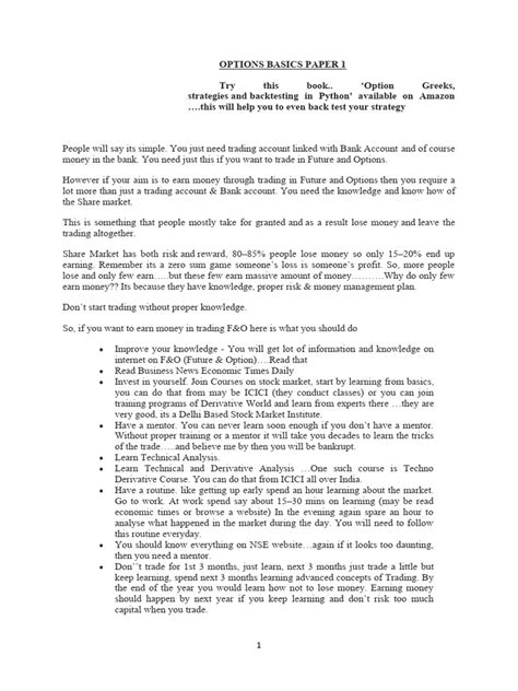 Image result for Basic Options Chart