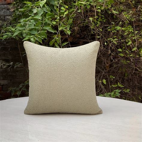 Sage Solid Boucle Modern Cushion Cover | Studio Covers
