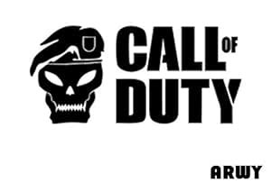 ARWY car Stickers Exterior Call of Duty Skull Racing Exterior Car ...