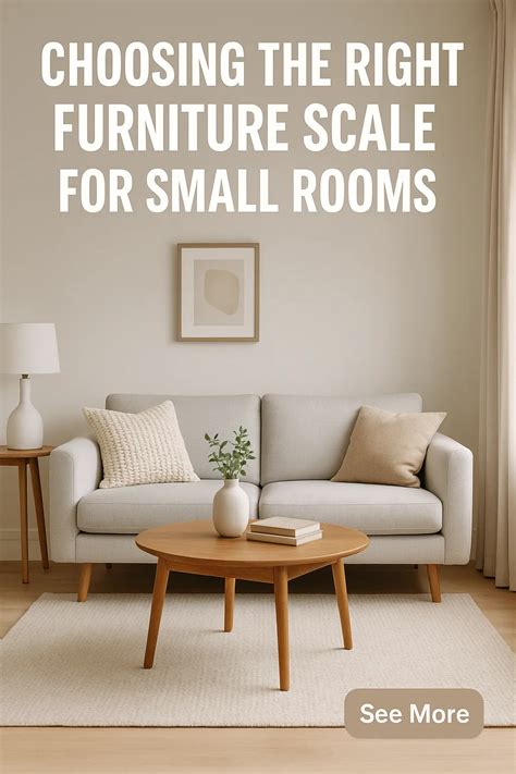 Choosing the Right Furniture Scale for Small Rooms - Home Decorique