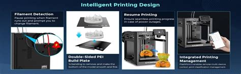 WOL3D FLASHFORGE Adventurer 5M 3D Printer, Fully Auto Leveling Printer ...