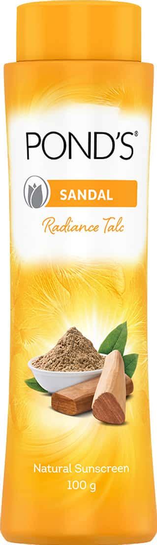 Buy POND'S SANDAL RADIANCE TALCUM POWDER BOTTLE OF 100 G Online & Get ...