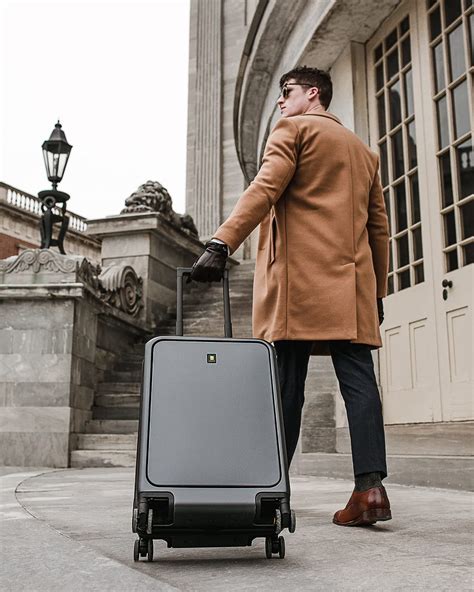 LEVEL8 Road Runner Pro Carry-On Luggage Series, Dark Grey, Carry-On 20 ...