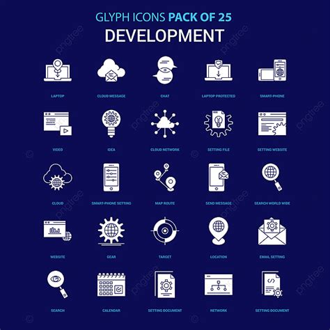 Develop Icon Blue Background 的图像结果