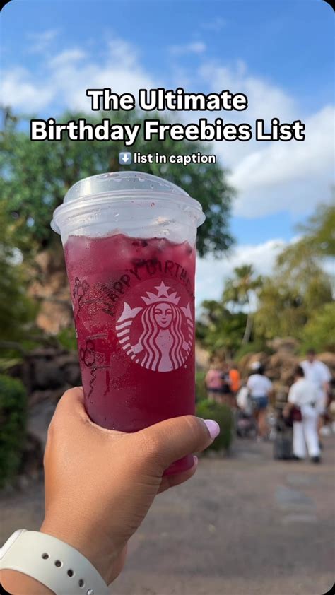Free Birthday Food And Drinks