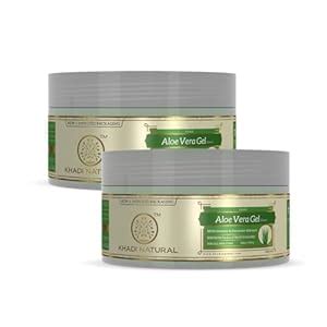 Khadi Natural Aloe Vera Green Gel | Deeply Moisturizing Non-Sticky ...