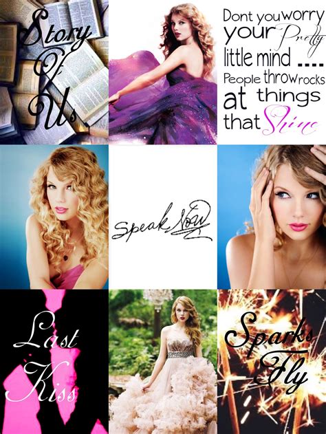 Taylor Swift Speak Now Album/era Collage by CatsArt | Taylor swift ...