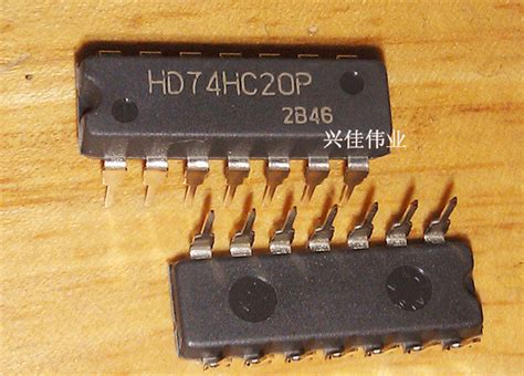 74hc20 HD74HC20P SN74HC20N DIP-14 Dual 4-input NAND gate – Inkocean ...