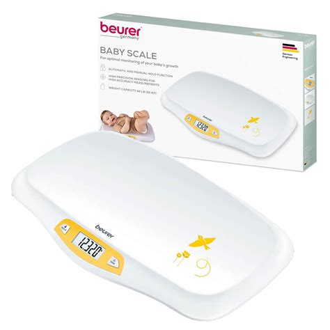 Beurer BY80 Digital Baby Scale, Infant Scale for Weighing in Pounds ...