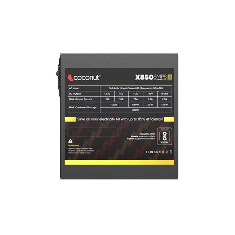 X850 True Watt 850W 80 Plus Bronze SMPS